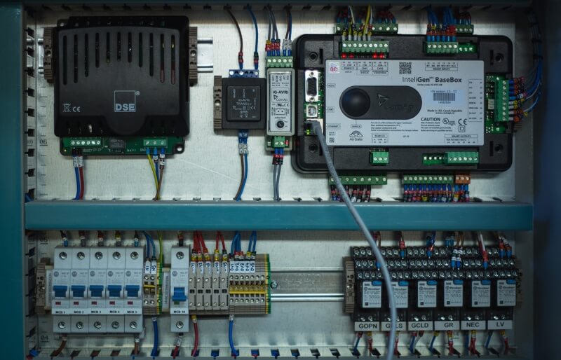 Photo of an electronic circuit board